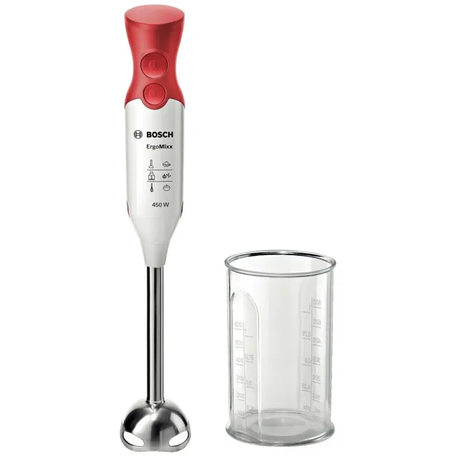 Bosch MSM64110 Staafmixer Rood wit-rood