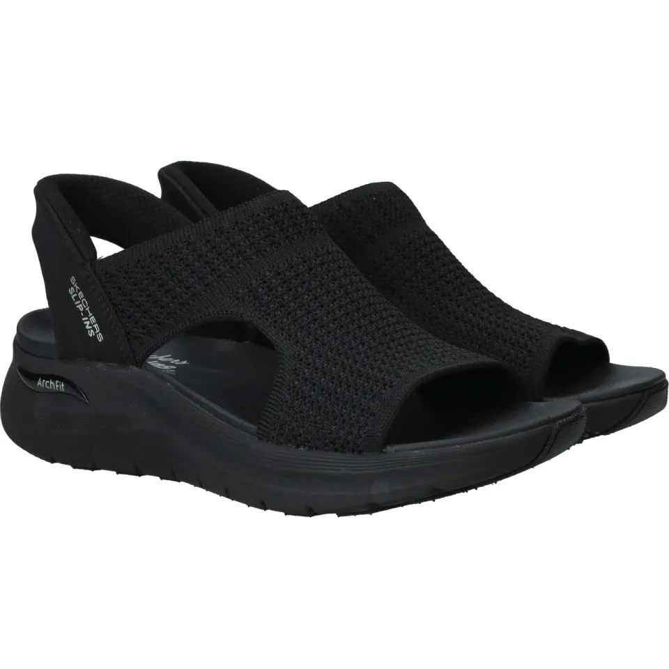 Skechers Arch Fit 2.0 My Everyday Slip-Ins sandaal zwart, foto 2