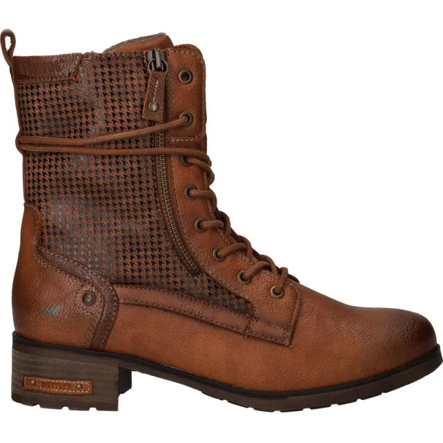 Mustang veterboots cognac