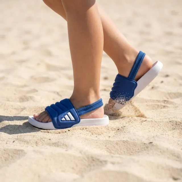Adidas Adilette Estrap 2.0 badslipper blauw, foto 3