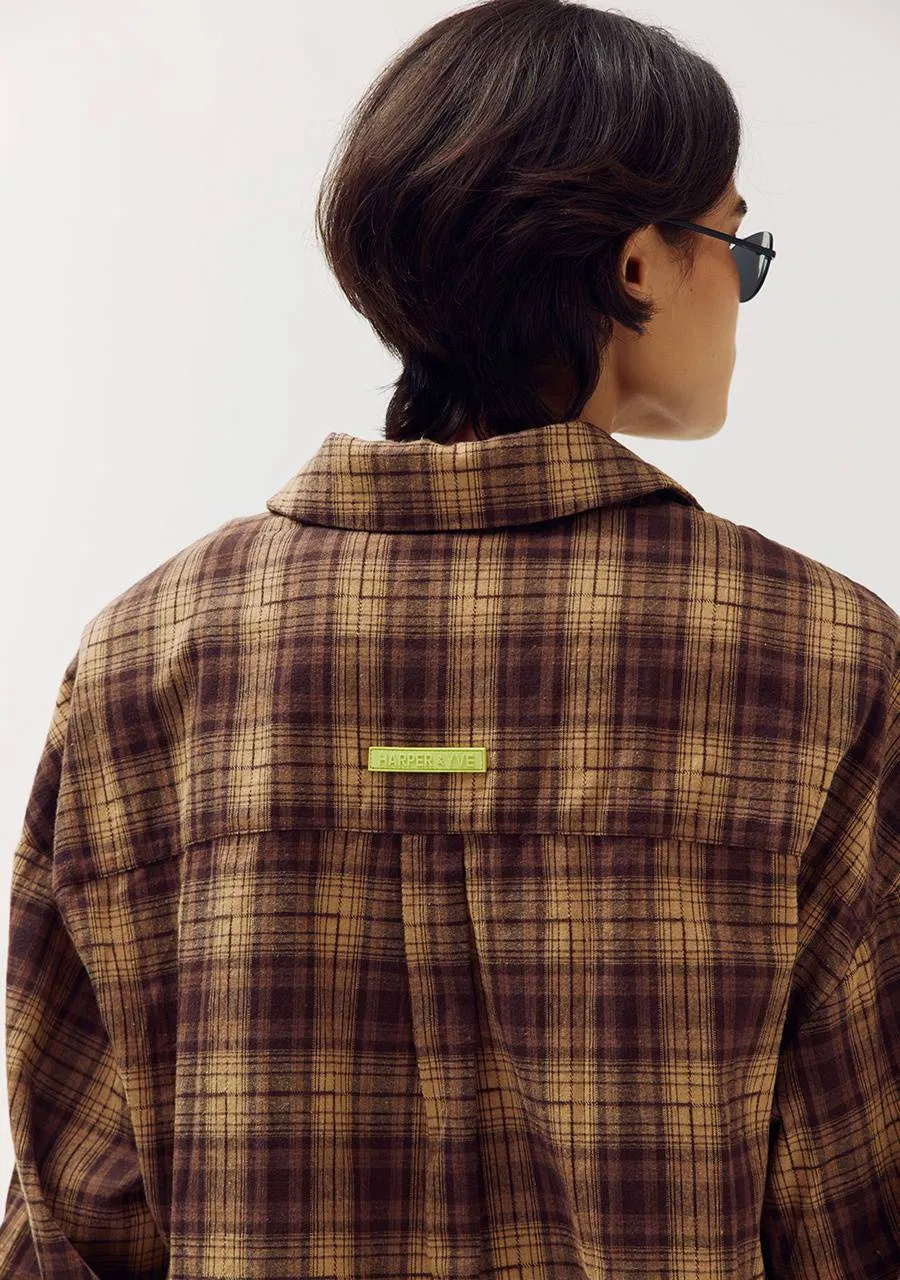 Harper & Yve Kim-ls blouse bruin, foto 4