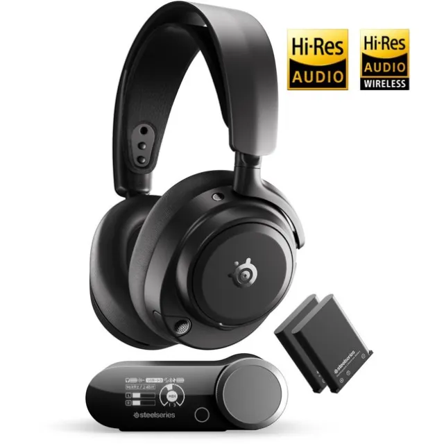 SteelSeries Arctis Nova Pro Omni - Hi-Res Wireless Certified Gaming Headset - PC, PlayStation, Xbox & Switch - Zwart, foto 2