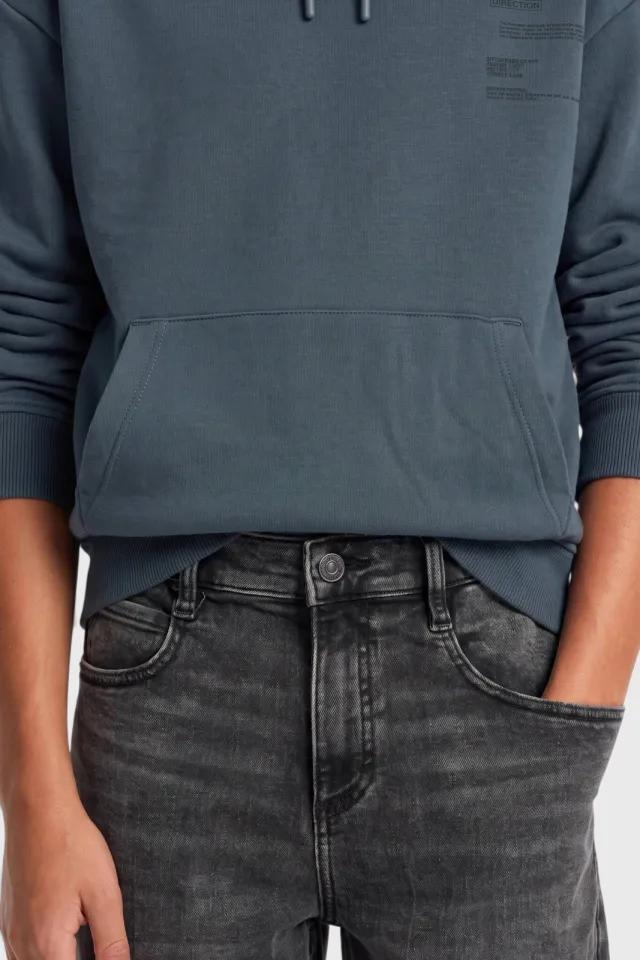 S.Oliver wide leg jeans - antraciet, foto 3