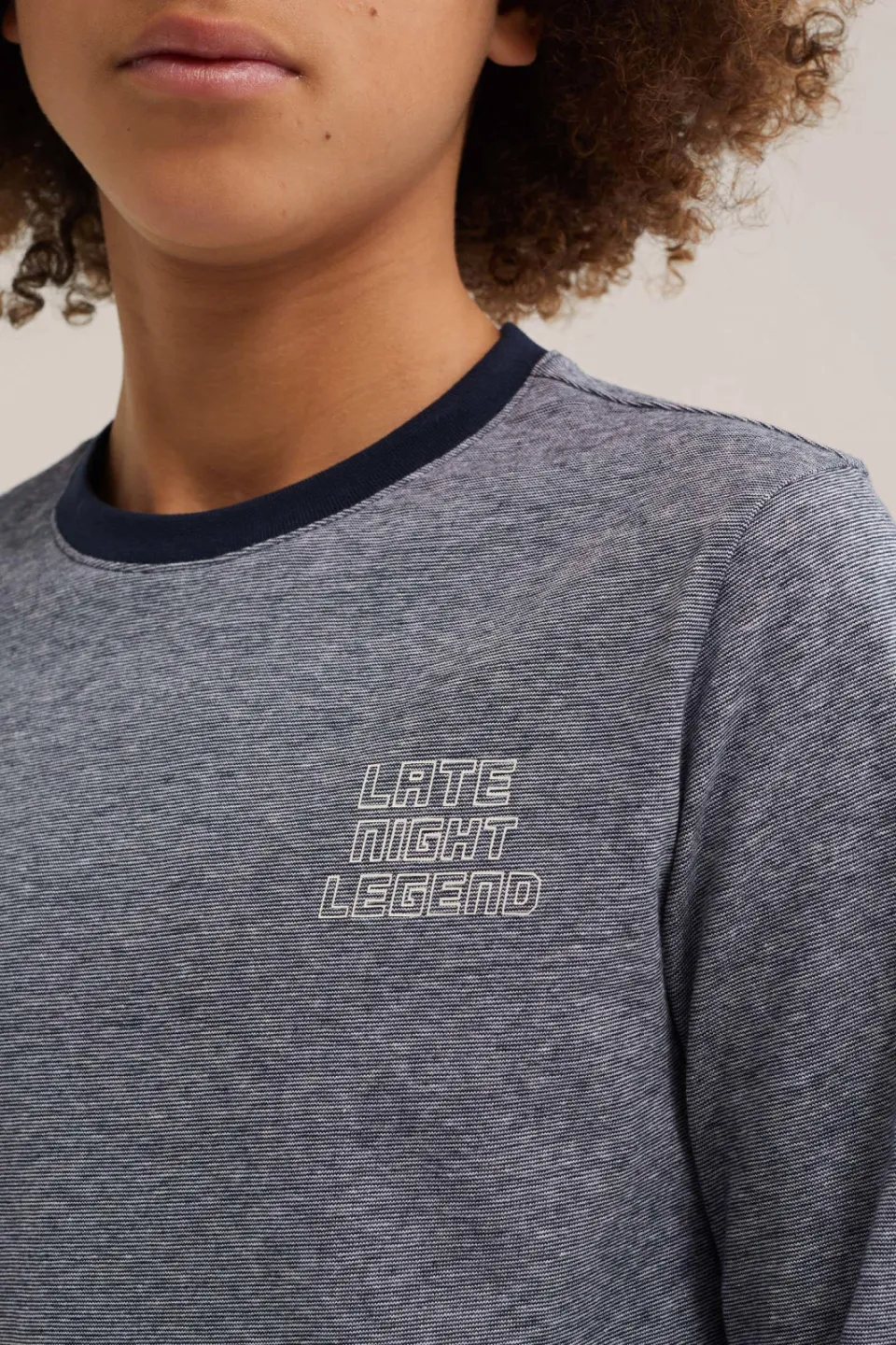 WE Fashion pyjama's donkerblauw donkerblauw/grijs/zwart, foto 6