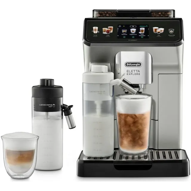 DeLonghi Eletta Explore ECAM450.65.S espressomachine zilver