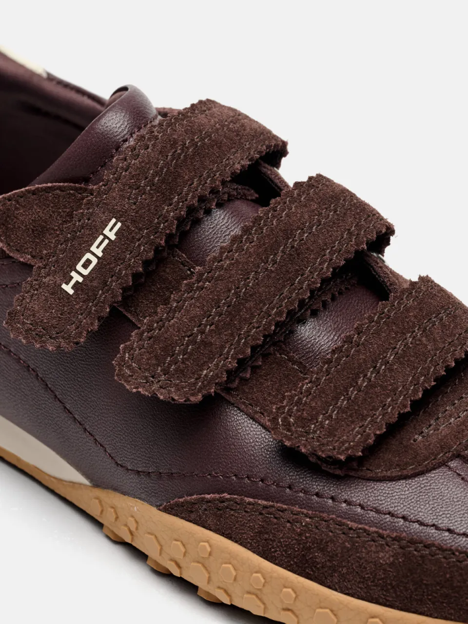 THE HOFF BRAND Dames Sneakers Bridge Velcros - Bruin, foto 5