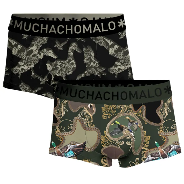 Muchachomalo Heren 2-pack Trunks Man Duck Veelkleurig