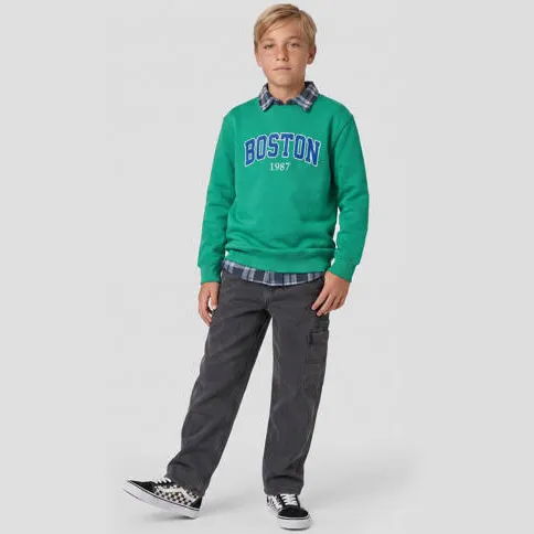 Me & My Monkey sweater met tekst - groen, foto 3