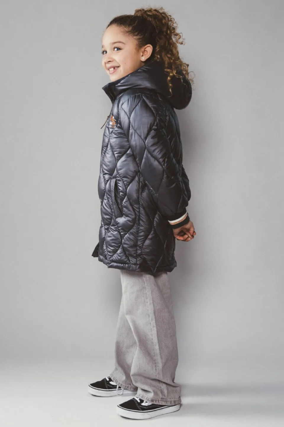 Moodstreet Jula gewatteerde winterjas donkerblauw, foto 3