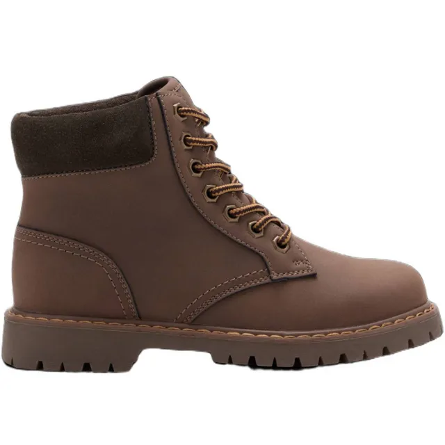 Mango Kids veterschoenen met profielzool - donkerbruin