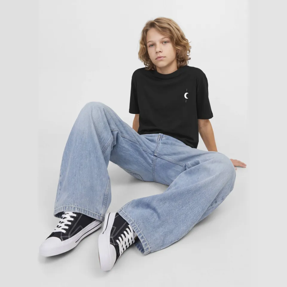 Jack & Jones t-shirt met backprint zwart, foto 4