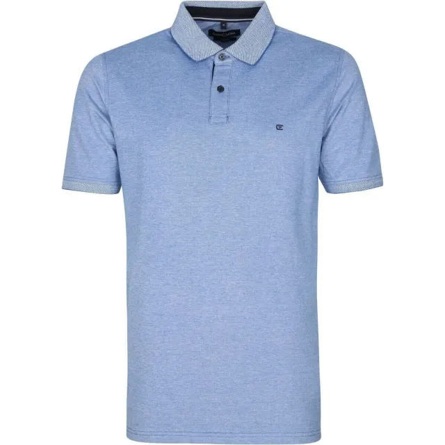 Casa Moda poloshirt korte mouw blauw
