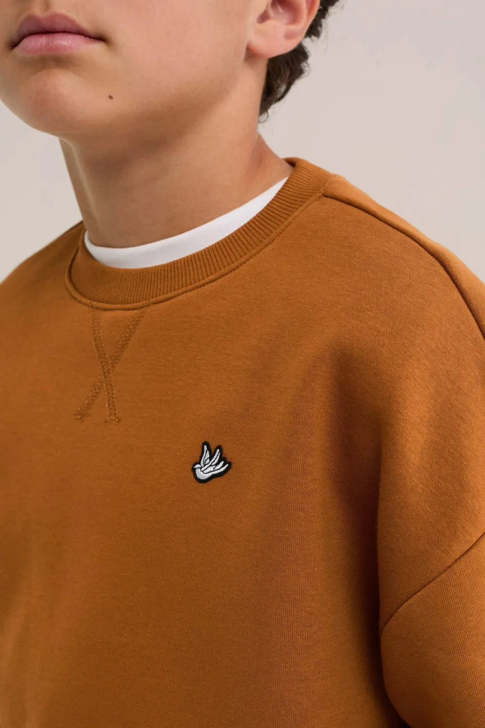 WE Fashion sweater - donkeroranje, foto 4