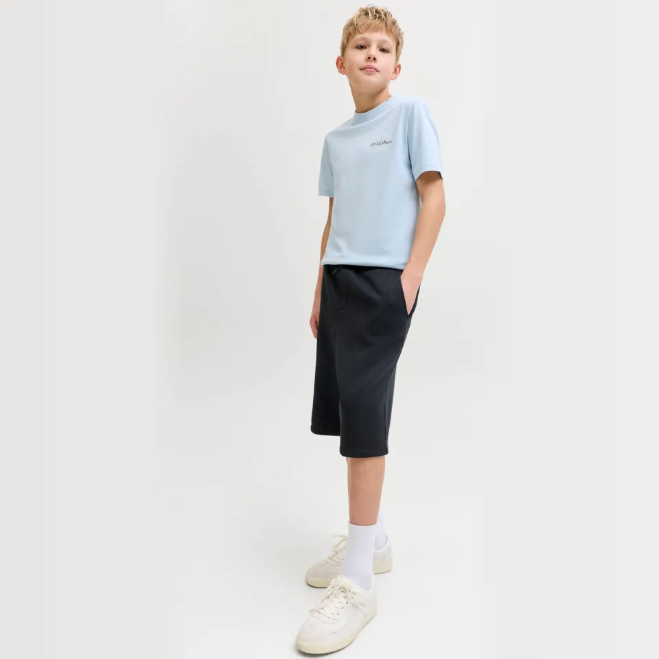 Jack & Jones JUNIOR sweatshort zwart