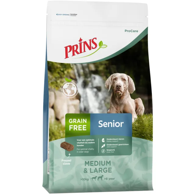 Prins ProCare Graanvrij Senior hondenvoer