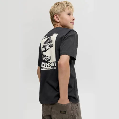 Jack & Jones rechtvallend T-shirt met backprint zwart, foto 5