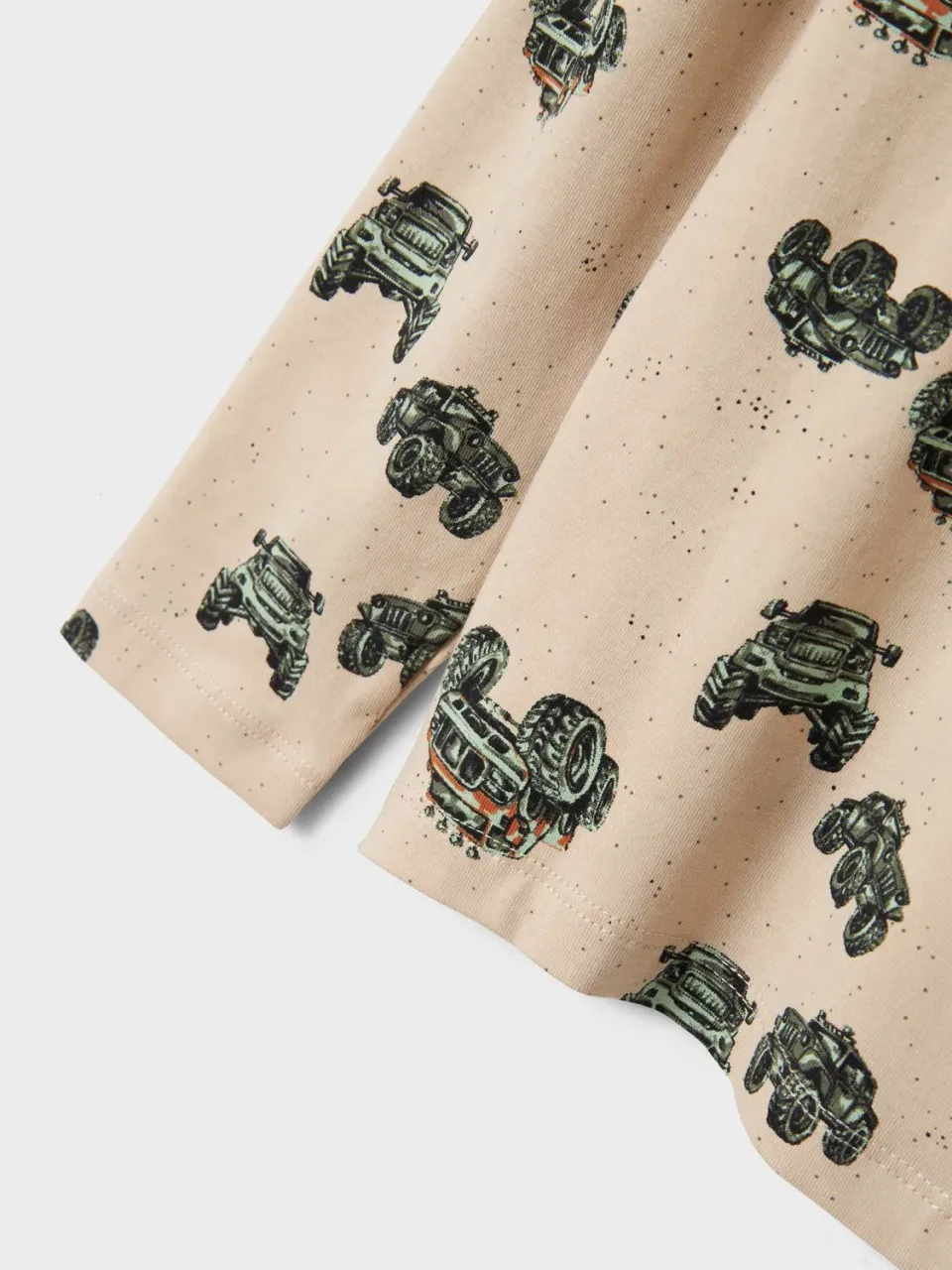 NAME IT Peyote Monster Truck pyjama ecru/zwart, foto 4