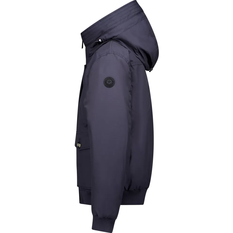 Airforce katoenen winterjas donkerblauw, foto 2