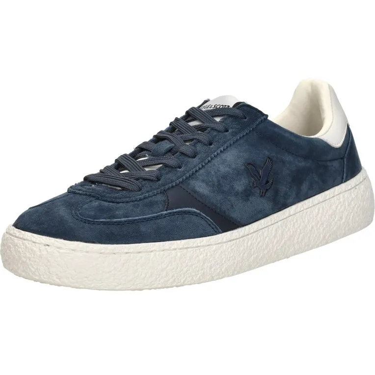 Lyle & Scott Duncan lage sneakers blauw, foto 3