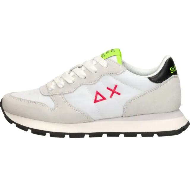 Sun68 Ally Solid Nylon lage sneakers wit, foto 2