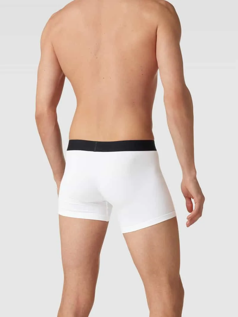 Levi's Boxershort met labeldetail, model 'SOLID BASIC' wit, foto 3