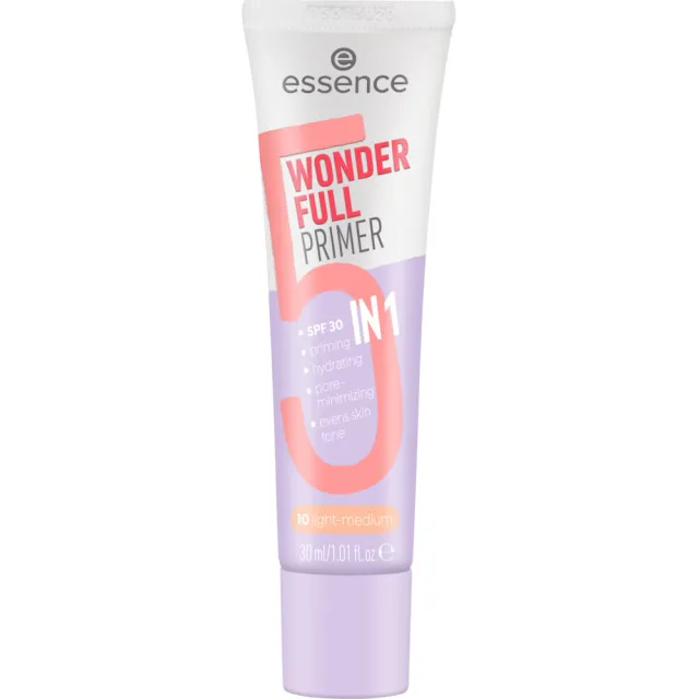 Essence Wonder Full Primer 5 In 1 10 Light-Medium 30 ml Beige