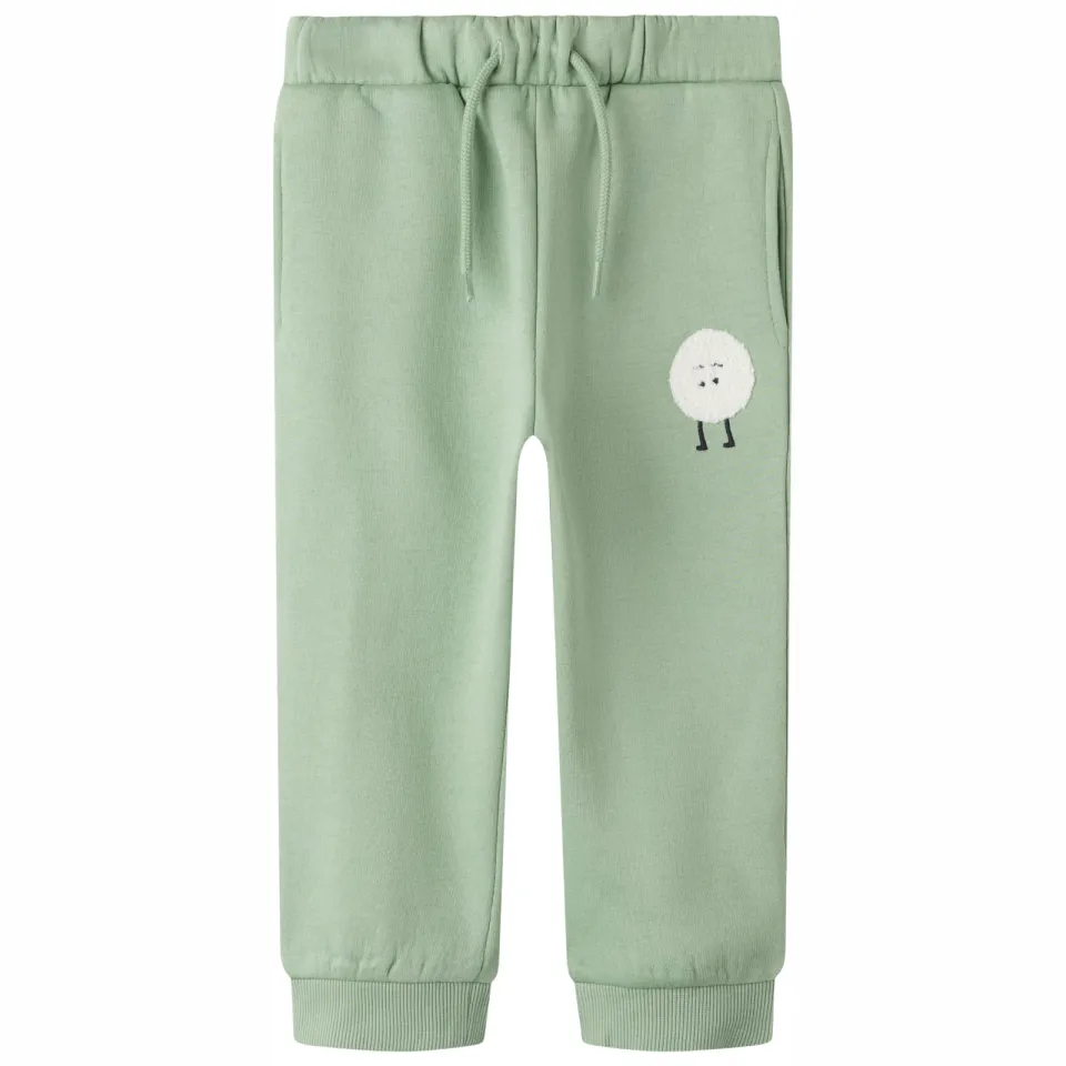 NAME IT MINI joggingbroek met print groen, foto 2
