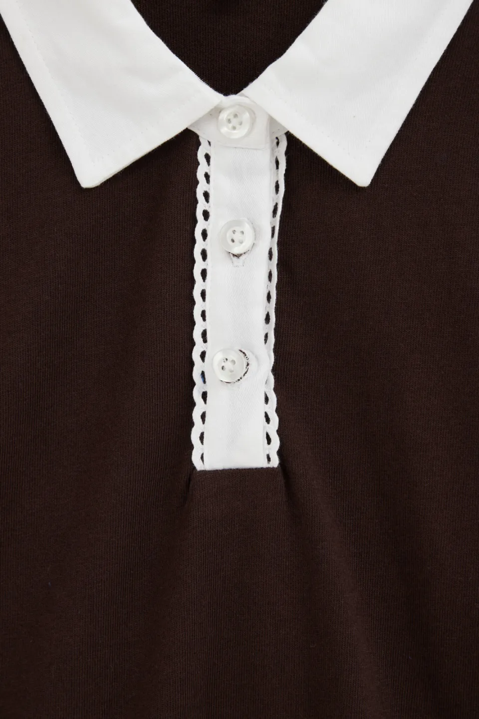 WE Fashion polo - donkerbruin, foto 6