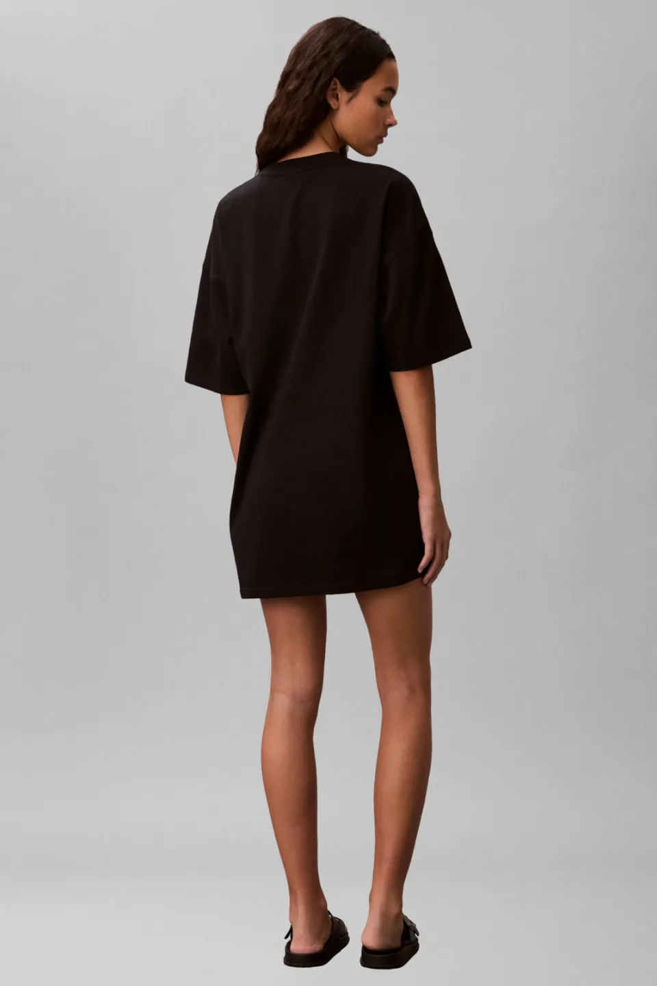Calvin Klein JEANS korte T-shirtjurk zwart, foto 6