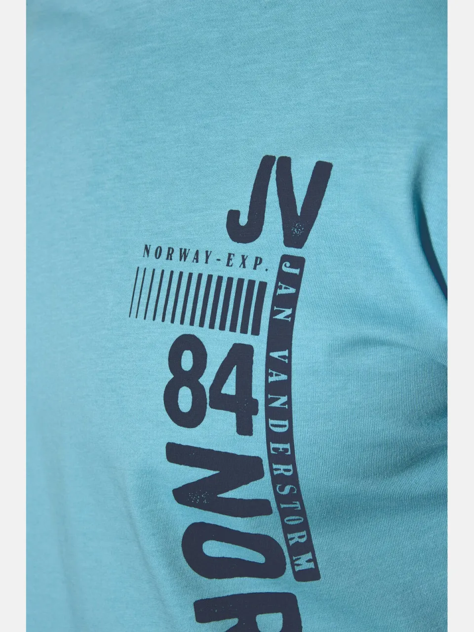 Jan Vanderstorm FLEMMING T-shirt turquoise, foto 4