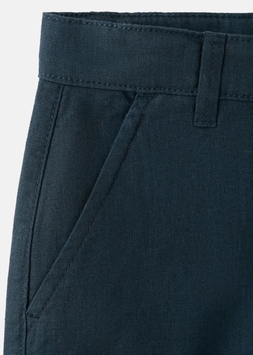 Mango bermuda short donkerblauw, foto 6