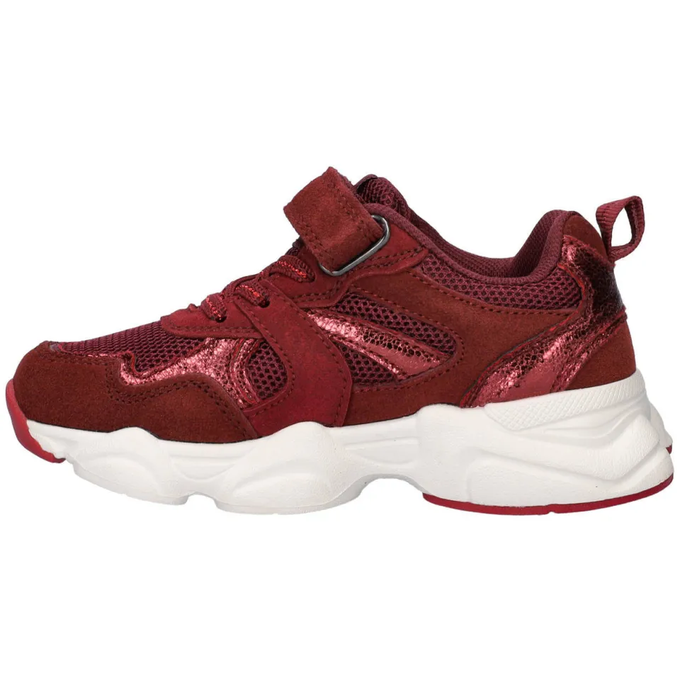 Nelson Kids chunky suède sneakers - bordeaux, foto 2