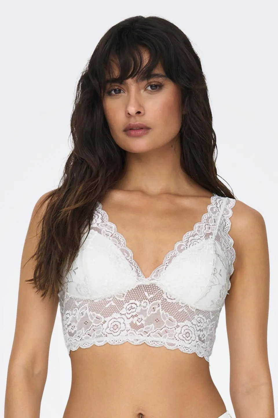 Only ONLCHLOE voorgevormde bralette gebroken wit, foto 5