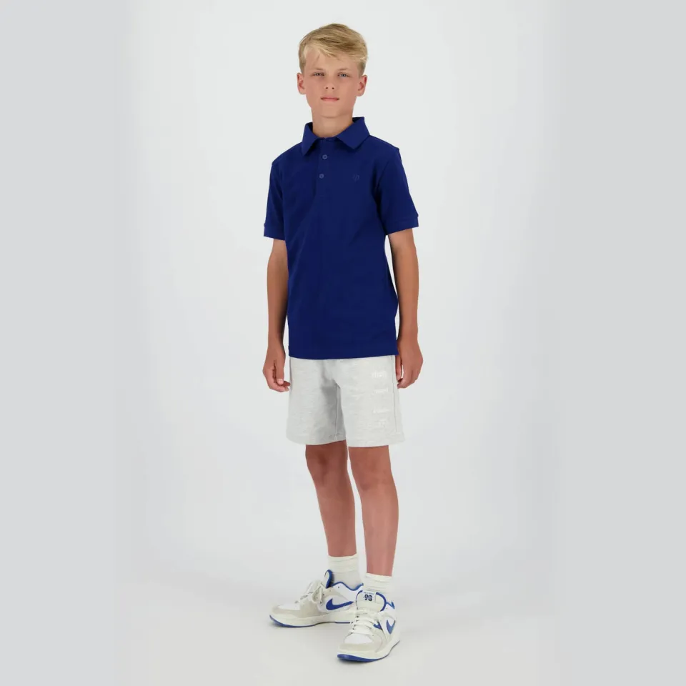 Raizzed pique polo donkerblauw