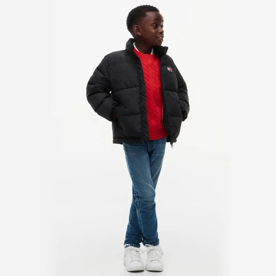 Tommy Hilfiger pufferjas zwart