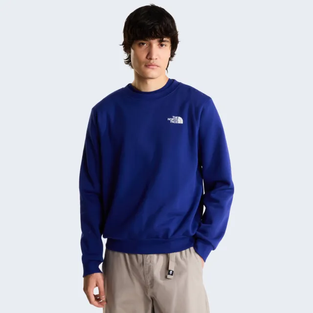 The North Face regular fit sweater met backprint - kobaltblauw