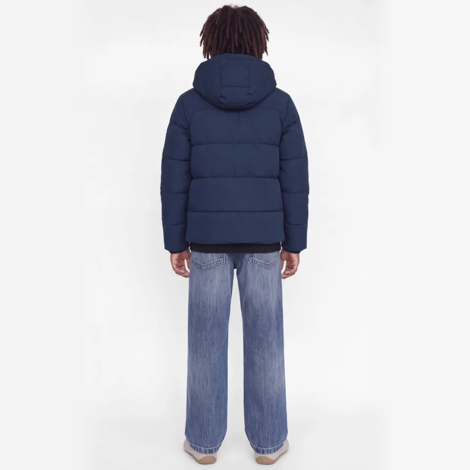 Jack & Jones Becks puffer winterjas donkerblauw, foto 4