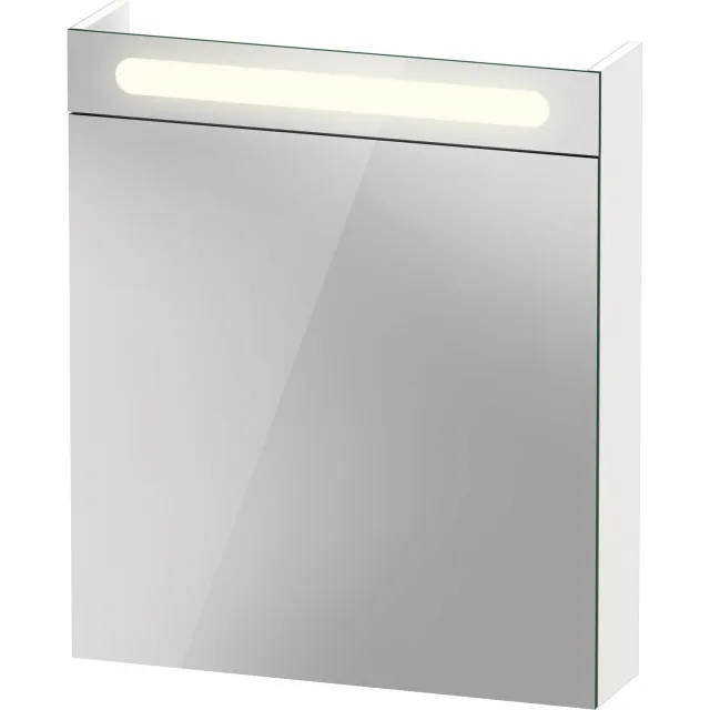 Duravit No.1 spiegelkast 1 deur LED-verlichting links wit