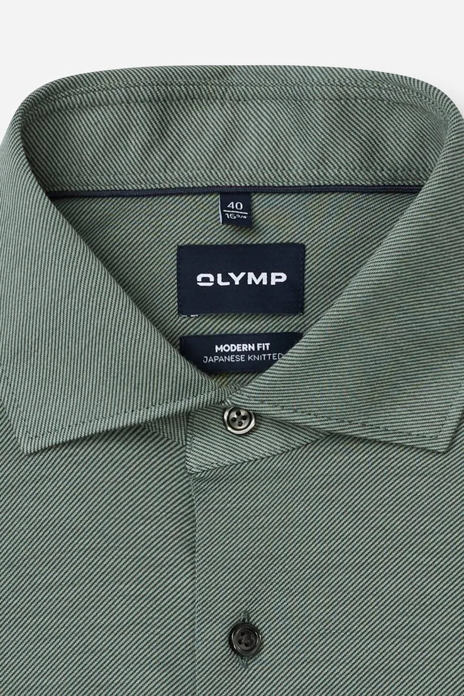 Olymp slim fit overhemd - groen, foto 4