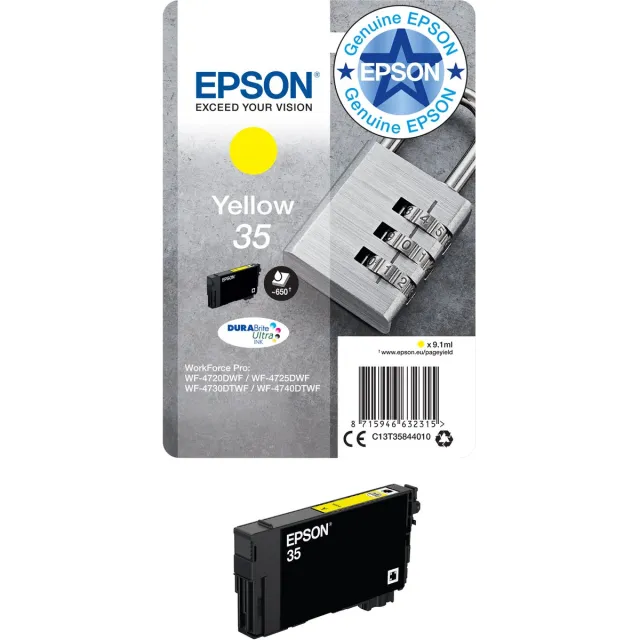 Epson 35, Geel (Hangslot)