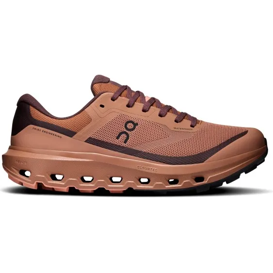 On Cloudvista 3 Waterproof - Trailrunningschoenen, portobello / mulberry Bruin