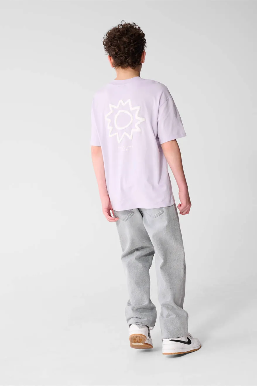 Shoeby T-shirt met backprint lila, foto 5