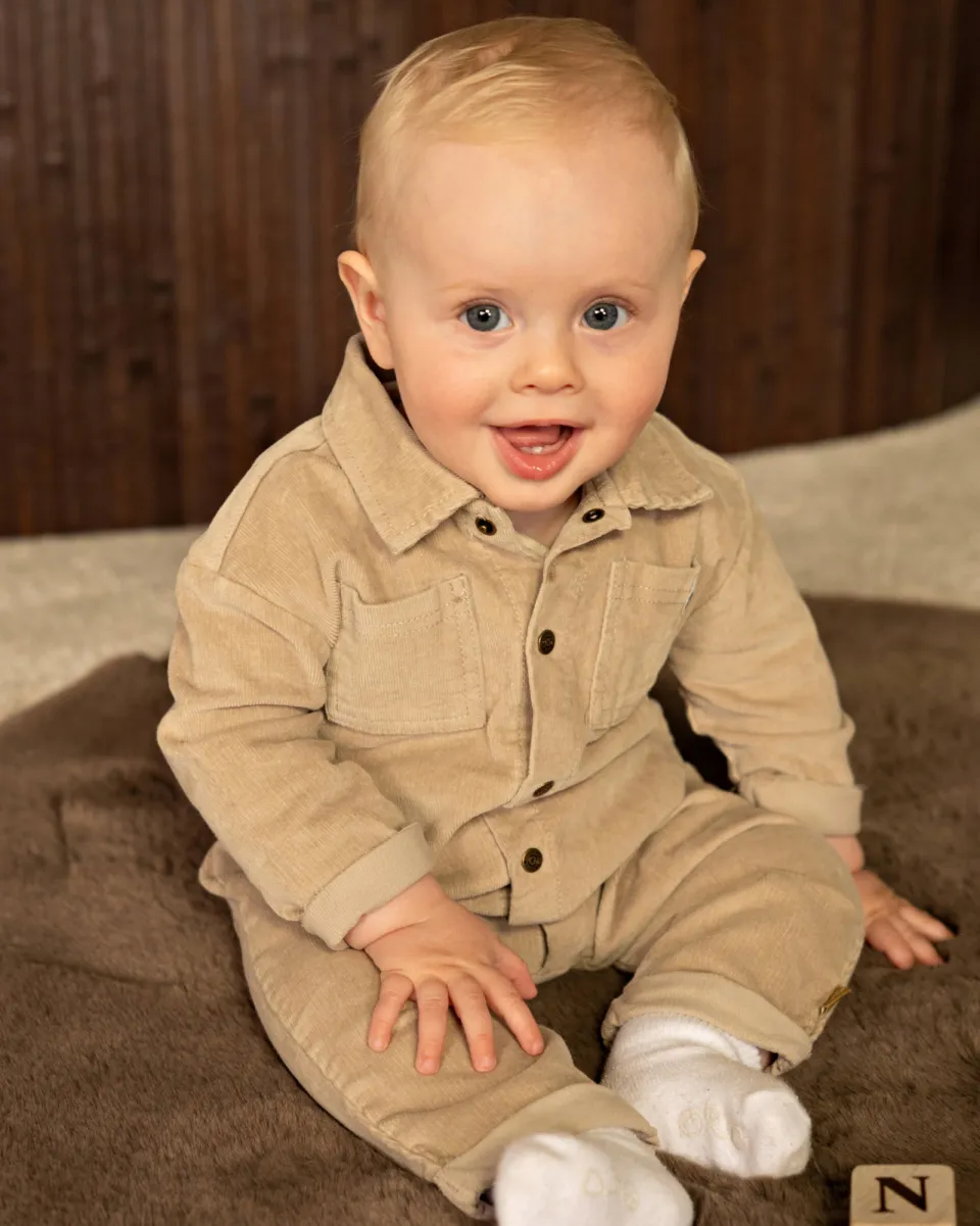 BESS jumpsuit beige Ecru