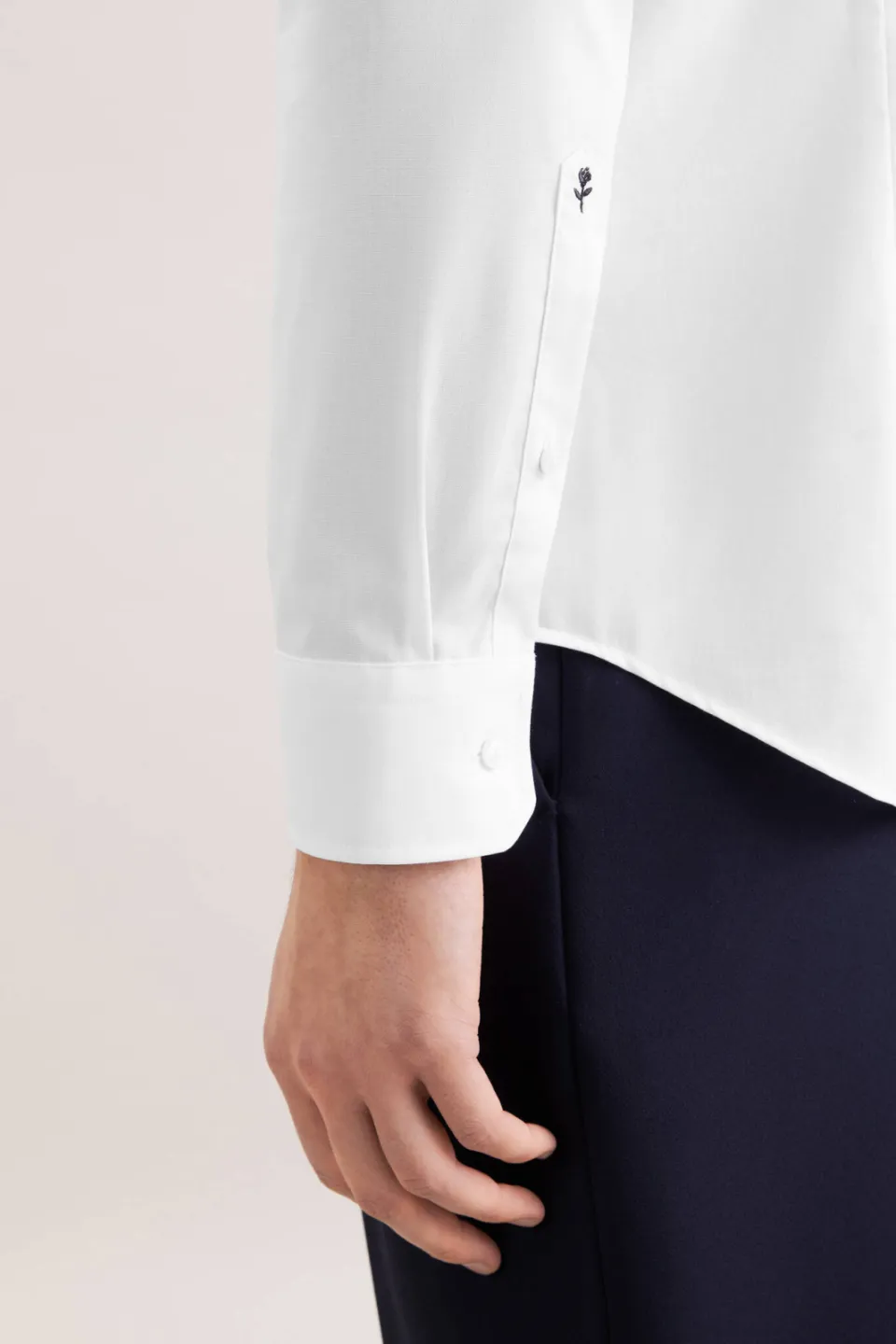 Seidensticker slim fit overhemd wit, foto 6