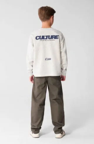 Shoeby barrel casual broek donkergroen, foto 4