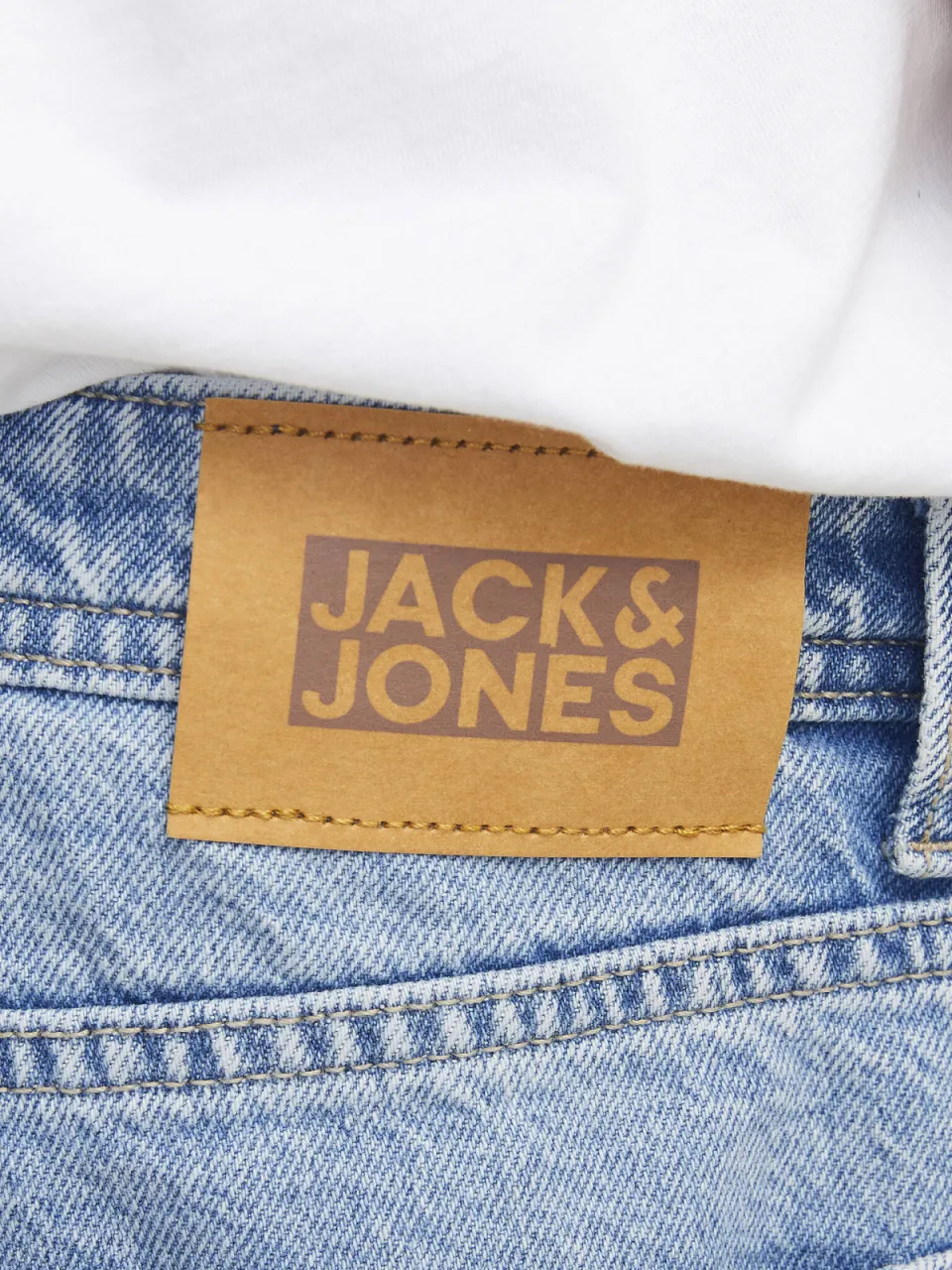 Jack & Jones JUNIOR high waist relaxed fit jeans light blue denim, foto 7