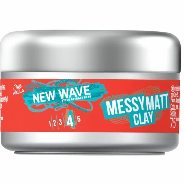 Wella New Wave Messy Matt Clay haarklei