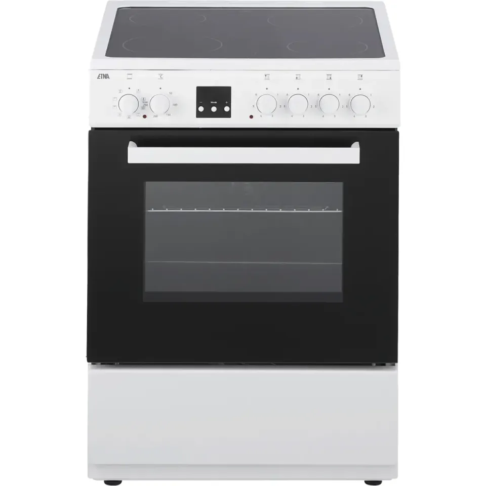 Etna FKV761WIT keramisch fornuis wit, foto 2