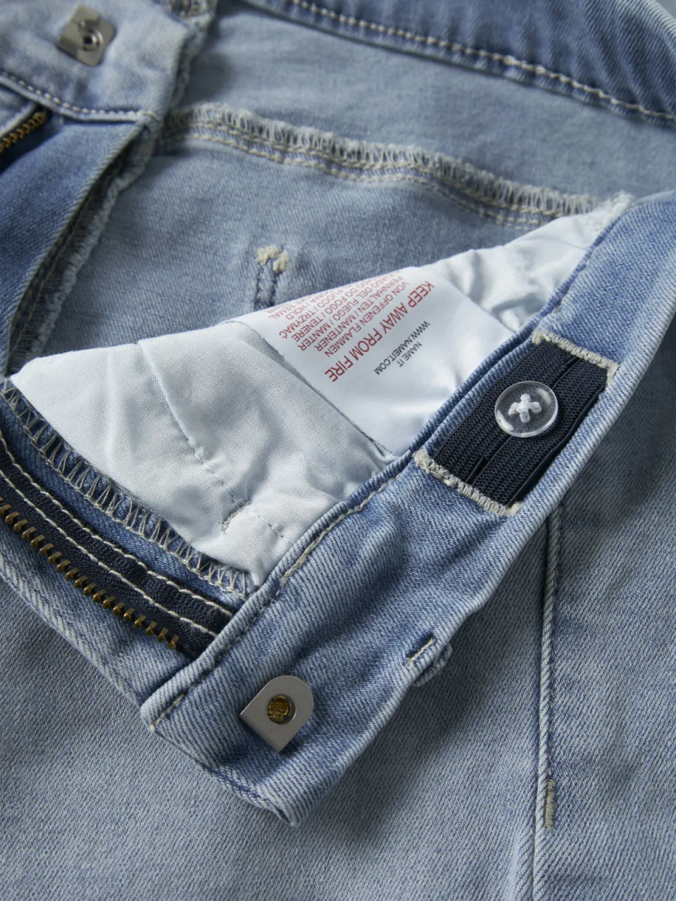 NAME IT KIDS wide leg jeans NKFROSE light blue denim, foto 8