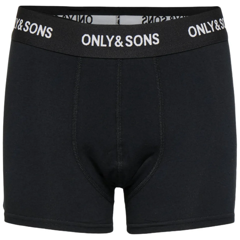 Only & Sons junior boxershort zwart set van 5, foto 2